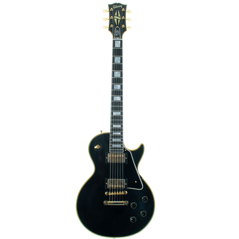 Gibson Custom 1957 Les Paul Custom Reissue 2 Pickup Murphy Lab, Ultra Light Aged Ebony