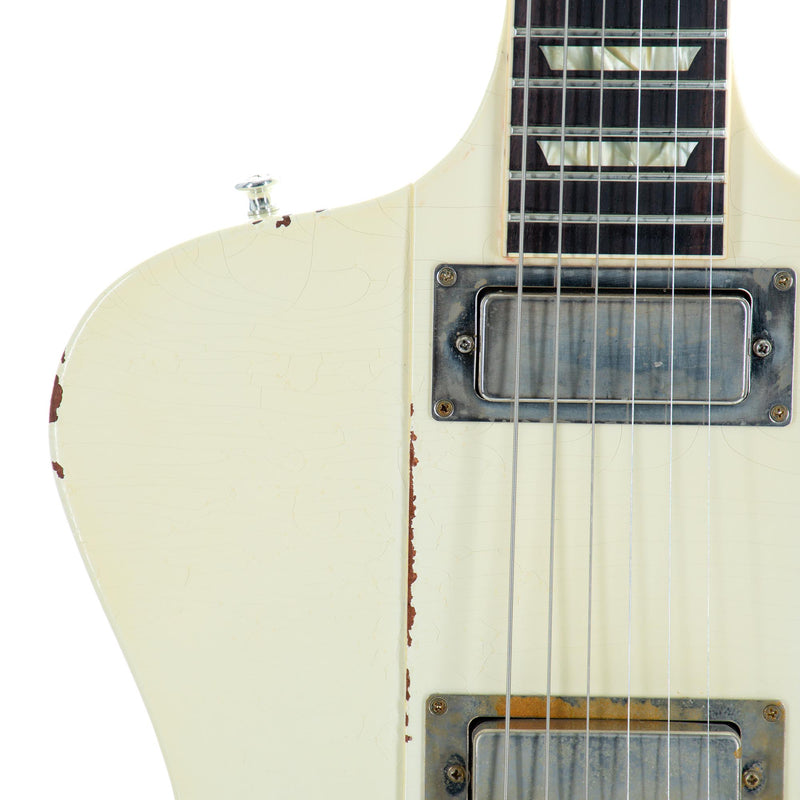 Gibson Custom Johnny Winter 1964 Firebird V, Murphy Lab Aged, Polaris White