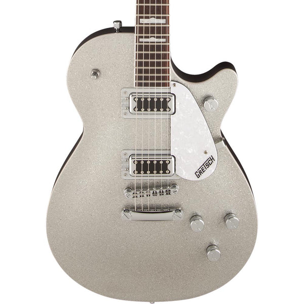 Gretsch G5439 Electromatic Pro Jet - Silver Sparkle With Walnut Back