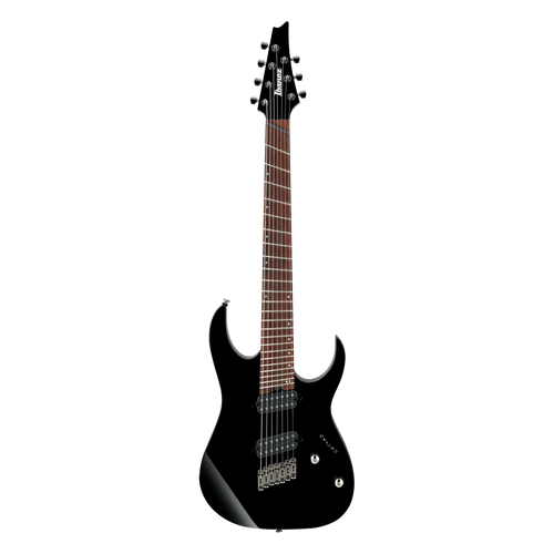 Ibanez RGMS7 Multi Scale 7 String Electric Guitar, Black