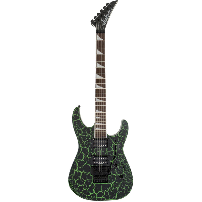 Jackson X Series Soloist SLX Crackle Laurel Fingerboard Green Crackle