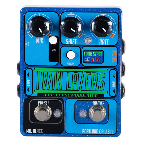 Mr. Black Twin Lazers Effect Pedal