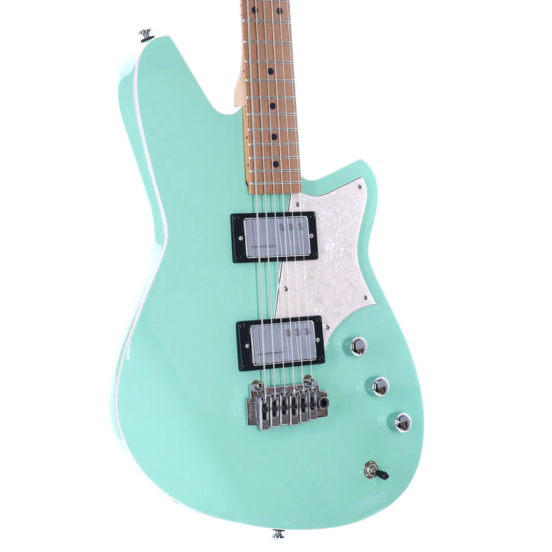 Reverend Descent W Baritone With Wilkinson Tremolo Roasted Maple Neck, Oceanside Green