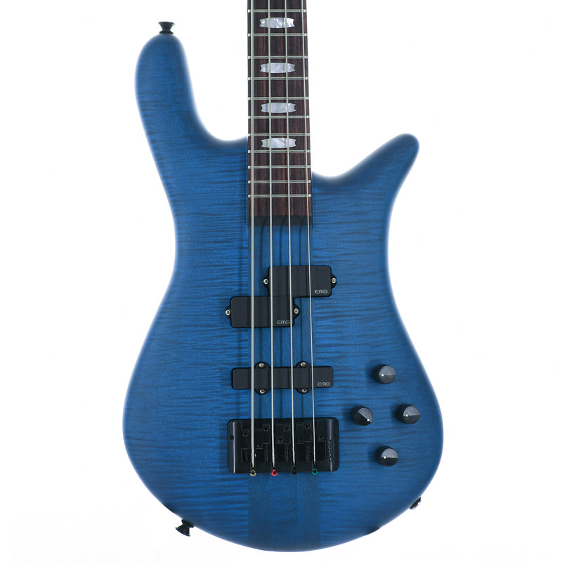 Spector Euro4 LX With EMG Pickups Black And Blue Matte