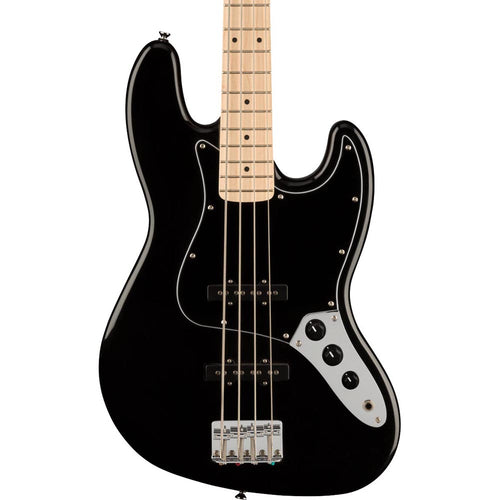 Squier Affinity Series Jazz Bass Maple, Black Pickguard, Black