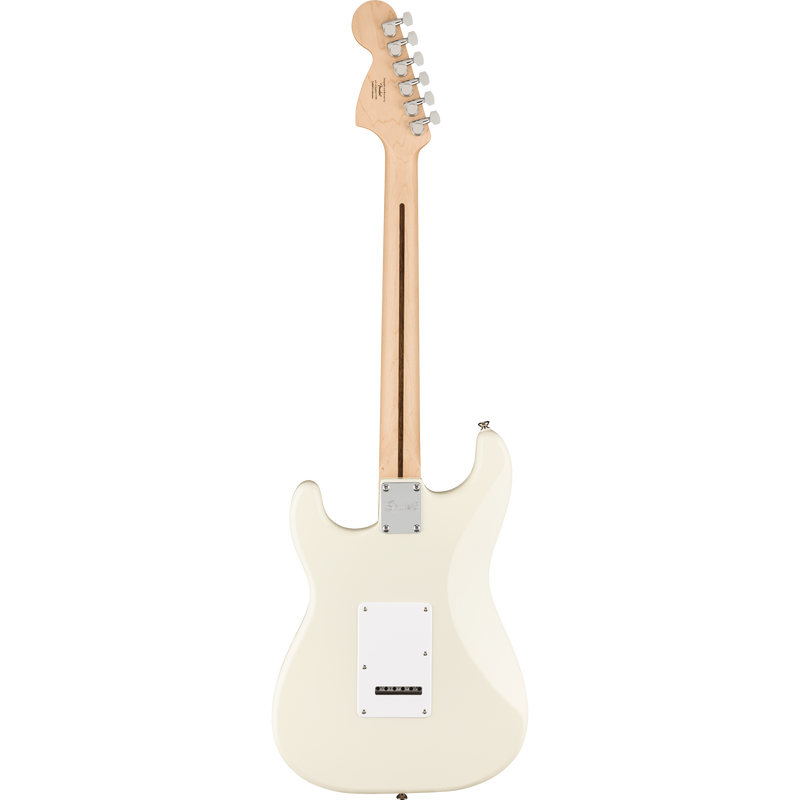 Squier Affinity Series Stratocaster Maple, White Pickguard, Olympic White