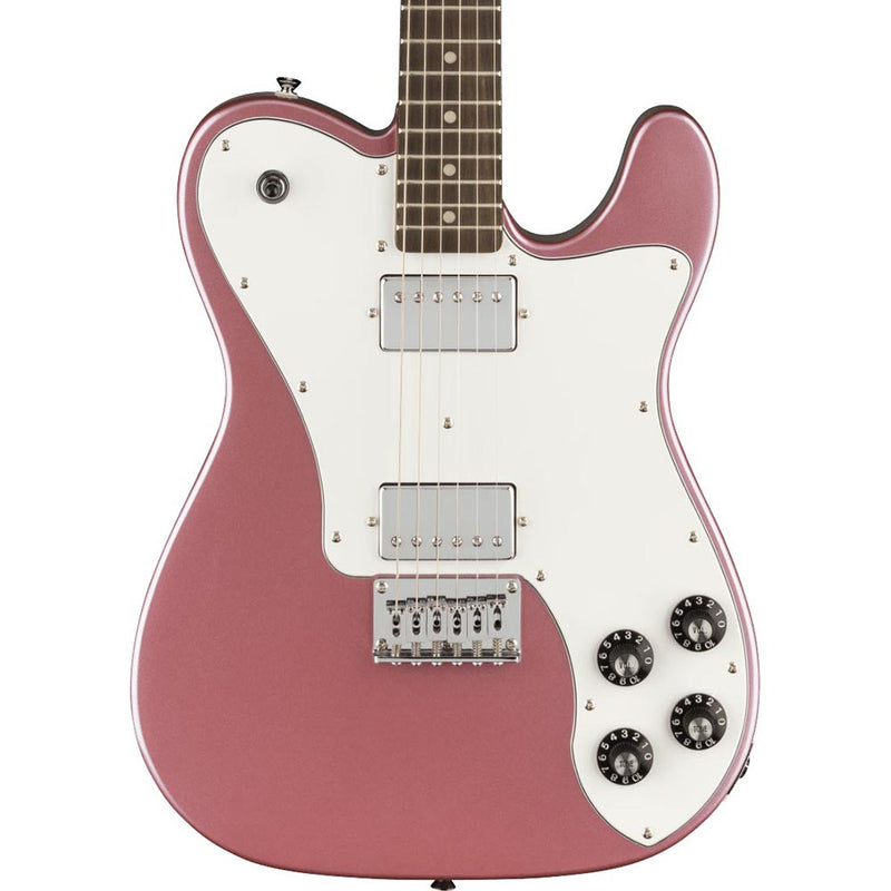 Squier Affinity Series Telecaster Deluxe Electric Guitar Laurel, White Pickguard, Burgundy Mist