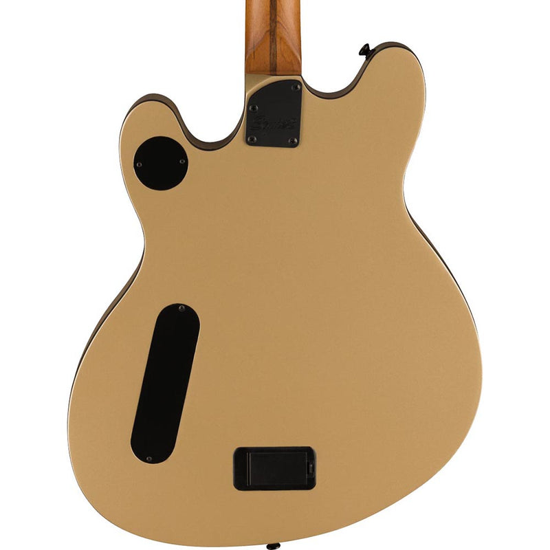 Squier Contemporary Active Starcaster Electric Guitar, Roasted Maple, Shoreline Gold