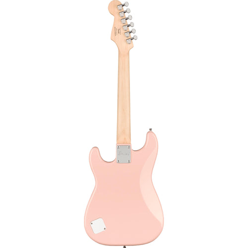 Squier Mini Stratocaster Laurel, White Pickguard Shell Pink