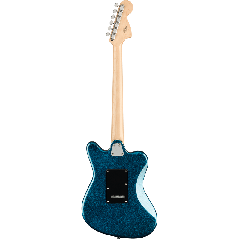 Squier Paranormal Super-Sonic, Laurel, Pearloid Pickguard, Blue Sparkle