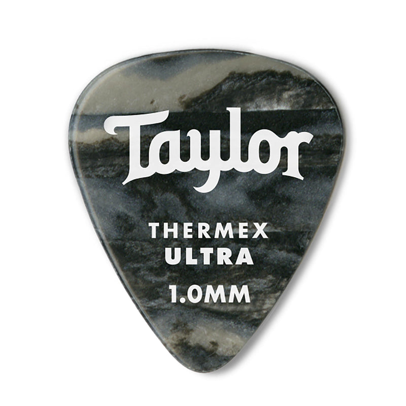 Taylor Darktone 351 Thermex Picks, Black Onyx 1.25MM 6 Pack