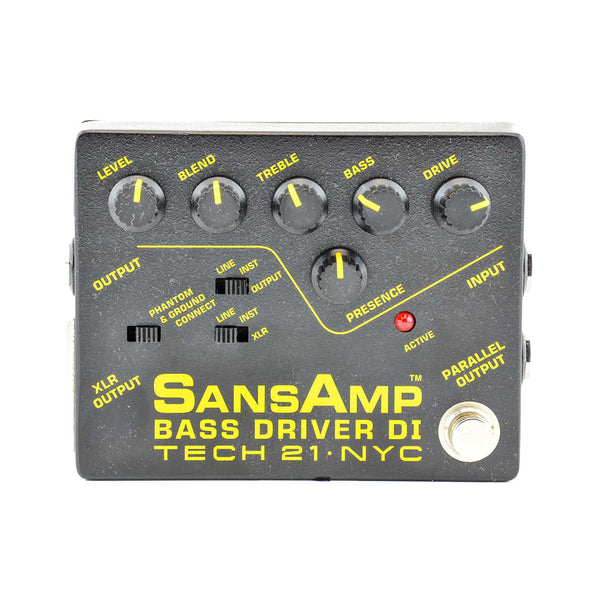 初期型】Tech 21 SANSAMP BASS DRIVER DI - 楽器/器材